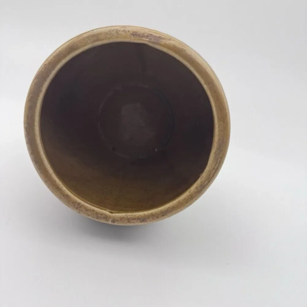 Art Pottery Drip Glaze Jar Stoneware Hand Thrown Vase Utensil Holder